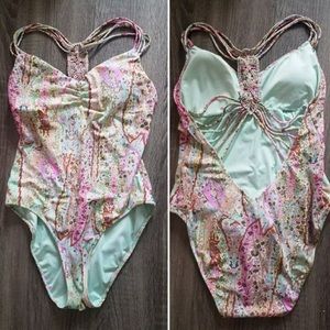 Victoria secret paisley one piece